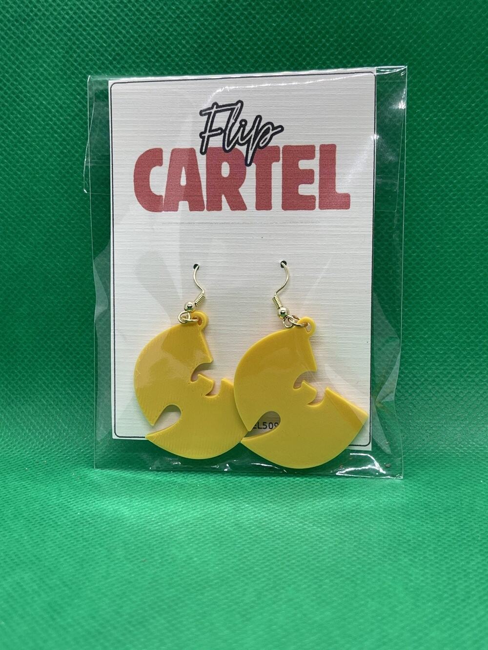Wu-Tang Clan Graffiti Art Earrings NYC Old school Hip Hop Rap Streetwear Wutang